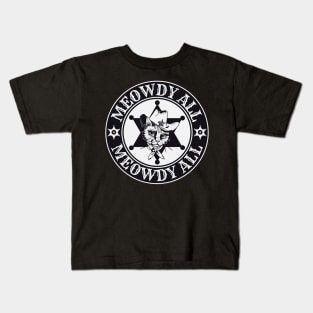 Meowdy Cat Kids T-Shirt